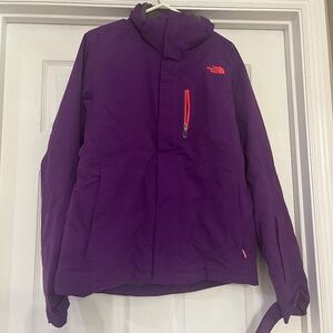 North face jacket. Women’s xs, purple